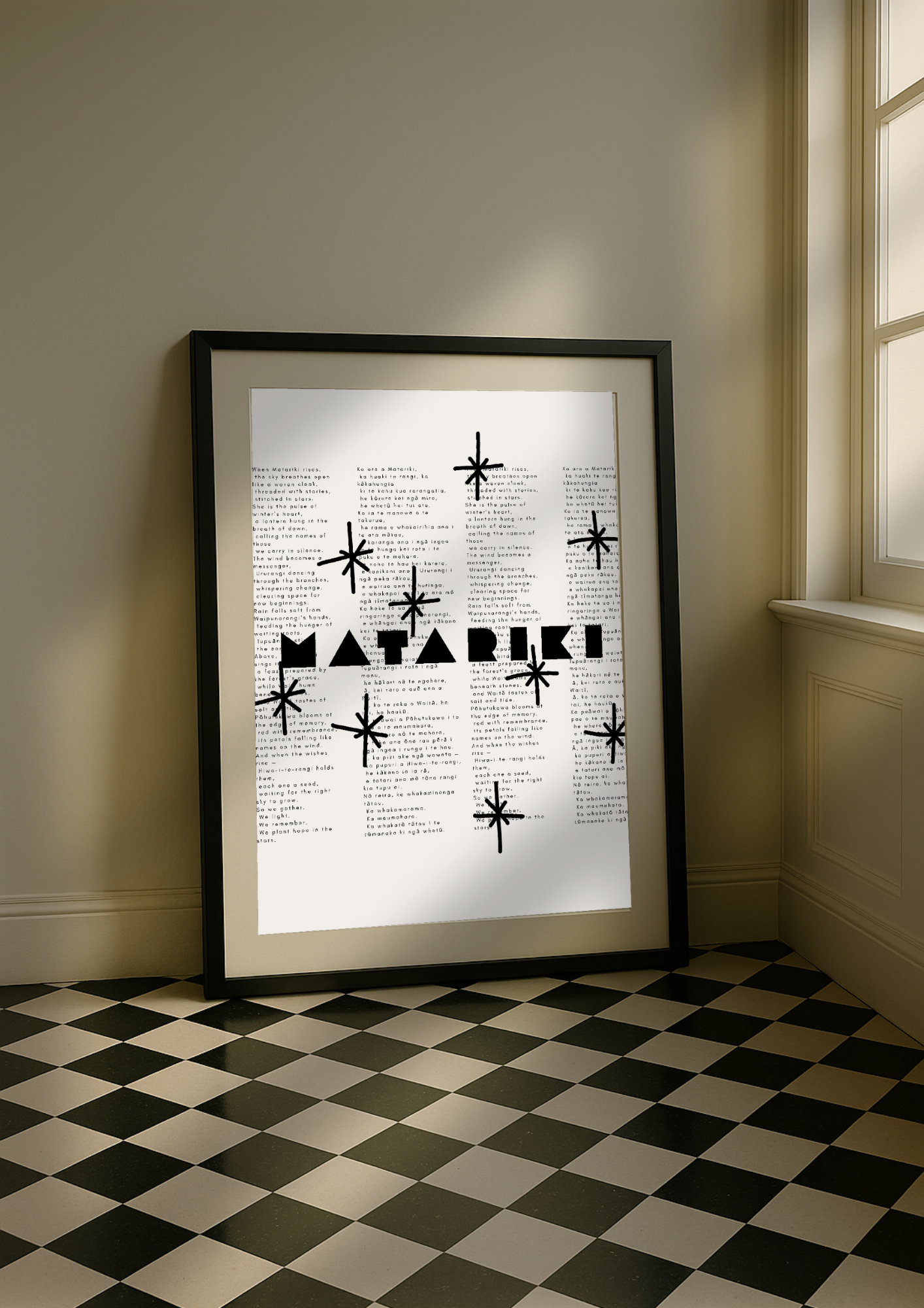 Matariki Reflection I Digital Print